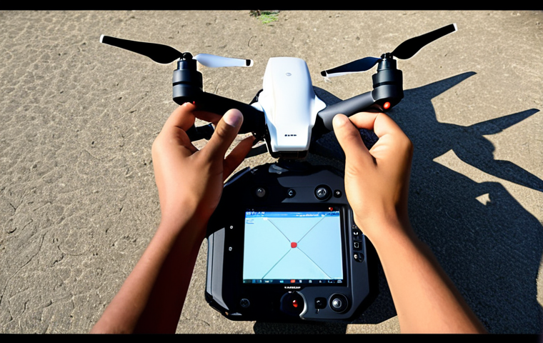 **Drone Videography Preparation:** A beginner drone videographer preparing to fly a drone, reviewing a checklist including budget considerations, video goals (cinematic quality), license and registration requirements (CAAB in Bangladesh), drone settings, and camera optimization (resolution, frame rate, ISO).
