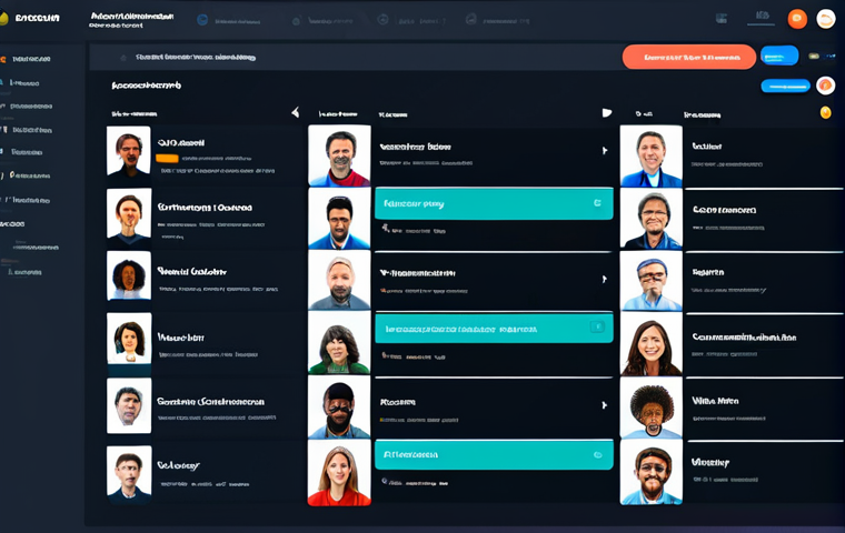 **
"A vibrant, bustling online community forum interface. Avatars of diverse video content creators are visible, engaging in discussions. The interface includes options for sharing content, asking questions, and offering support. Bright and friendly color scheme. safe for work, appropriate content, fully clothed, professional, well-lit, perfect anatomy, correct proportions, family-friendly."
**